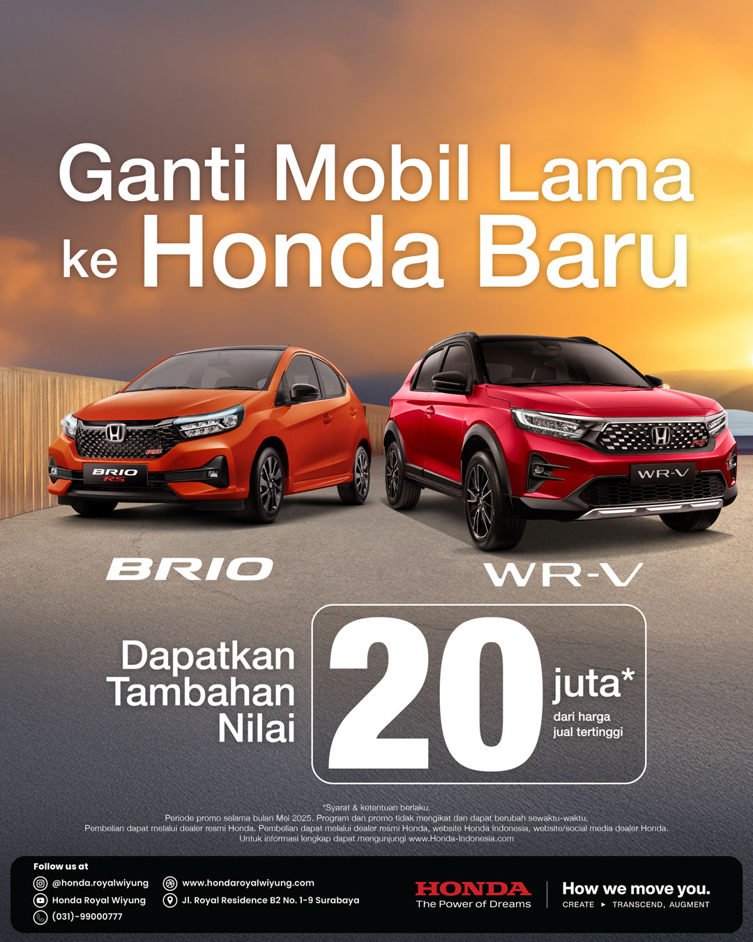 Ganti Mobil Lama ke Honda Baru